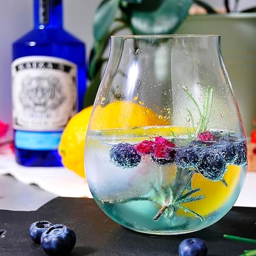 KAIZA 5 BLUE GIN – 0,7 l - 43% | Gin d´Afrique du Sud/Le Cap | Floral, fruité, frais | Sureau, myrtille et fruit du dragon m5pnoI0X