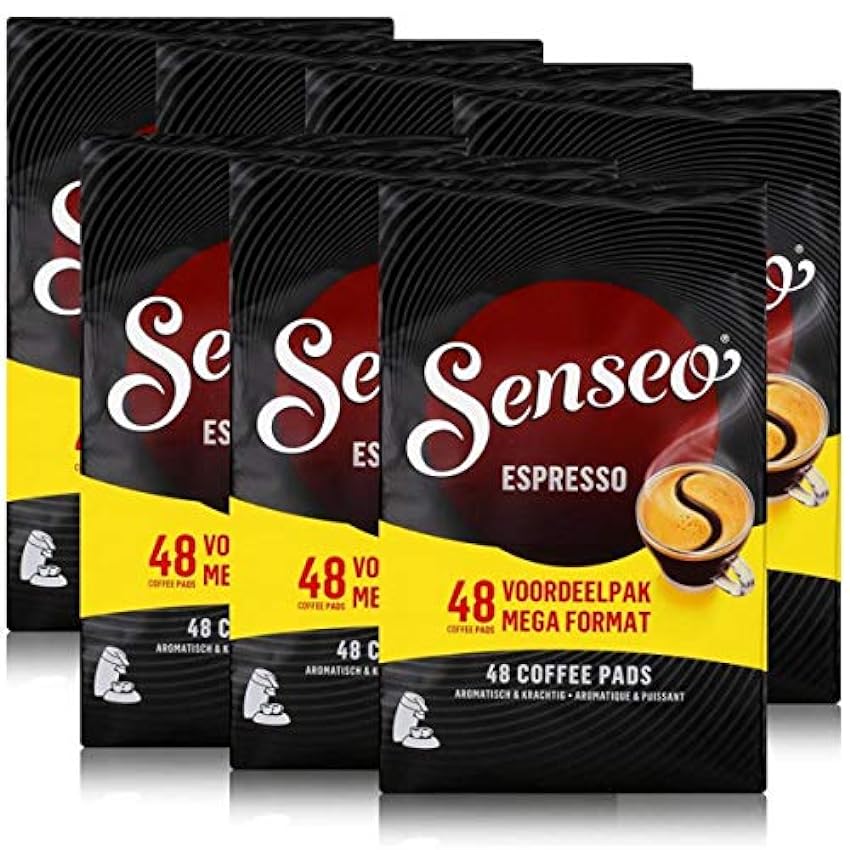 Senseo Espresso Lot de 7 dosettes de café 48 dosettes O