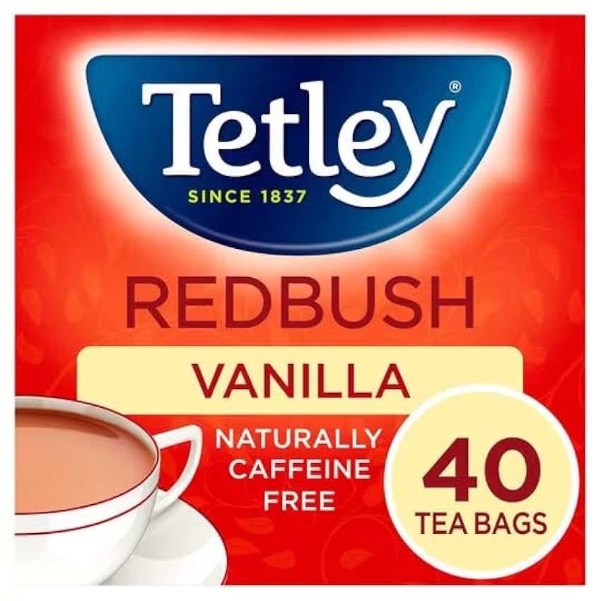 Tetley Redbush Tea Lot de 6 sachets de thé au total 240