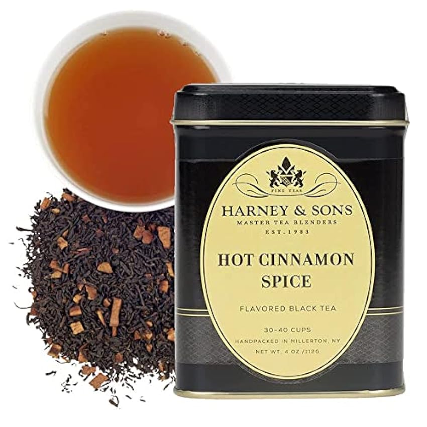 Harney & Sons Hot Cinnamon Spice Loose Leaf Tea, 4 Ounc