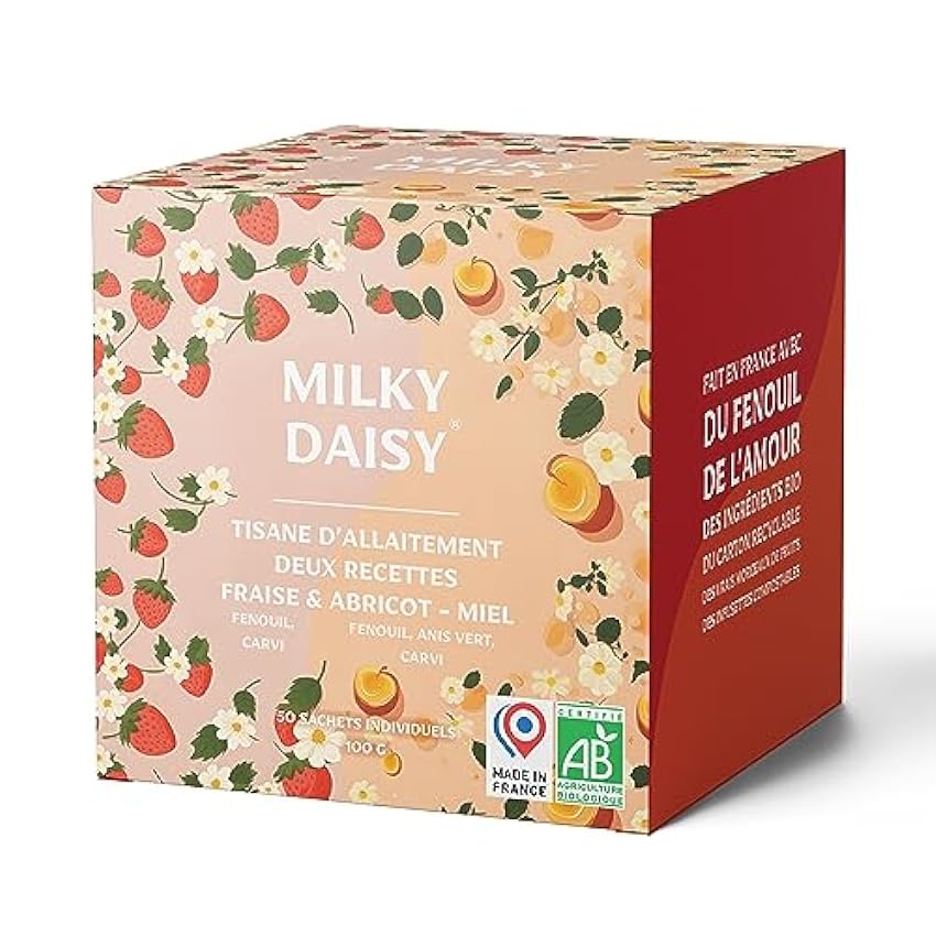 Milky Daisy - Duo de Tisanes Allaitement Bio ‍ Saveur F