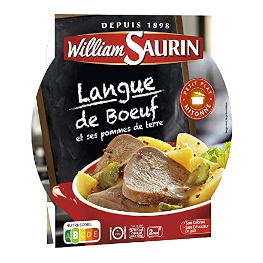 WILLIAM SAURIN - Lassiette Langue De Boeuf Sauce Madère