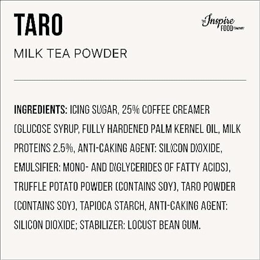 Poudre de Taro de première qualité pour Bubble tea - 1kg - seulement 30 grammes par boisson lilZvz0x