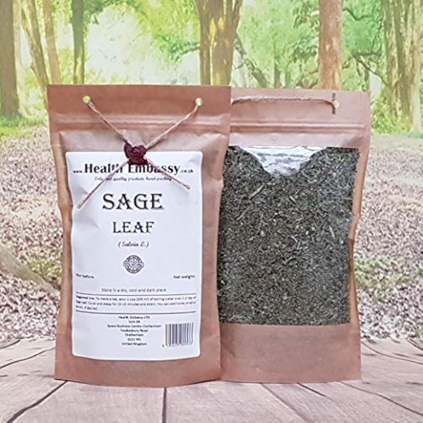 Health Embassy - Sauge Feuille (Salvia L) Sage Leaf (100g) nNfU1SeY