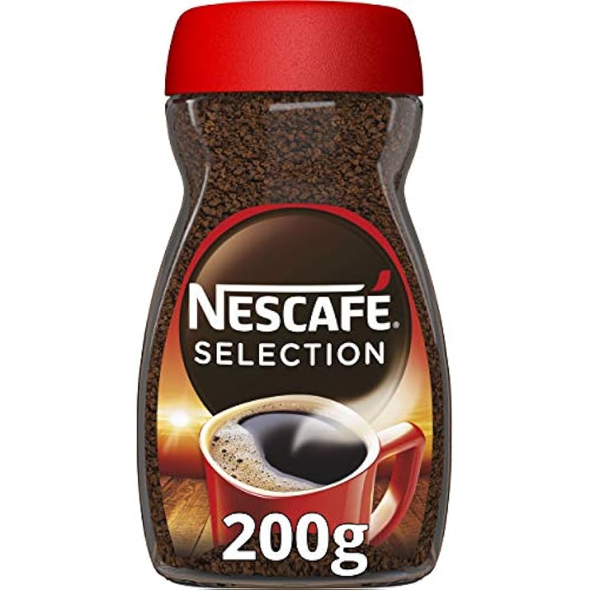 Nescafé Sélection, Café Soluble, Flacon de 200g - Lot d
