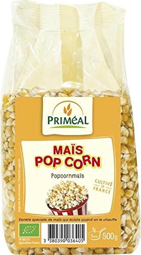 Priméal Maïs Popcorn France 500 g lsRLTpfg