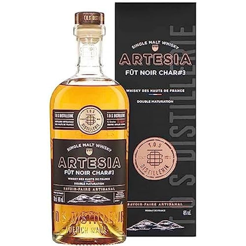 ARTESIA - Fût Noir Char #3 - Single Malt Whisky - 46% A