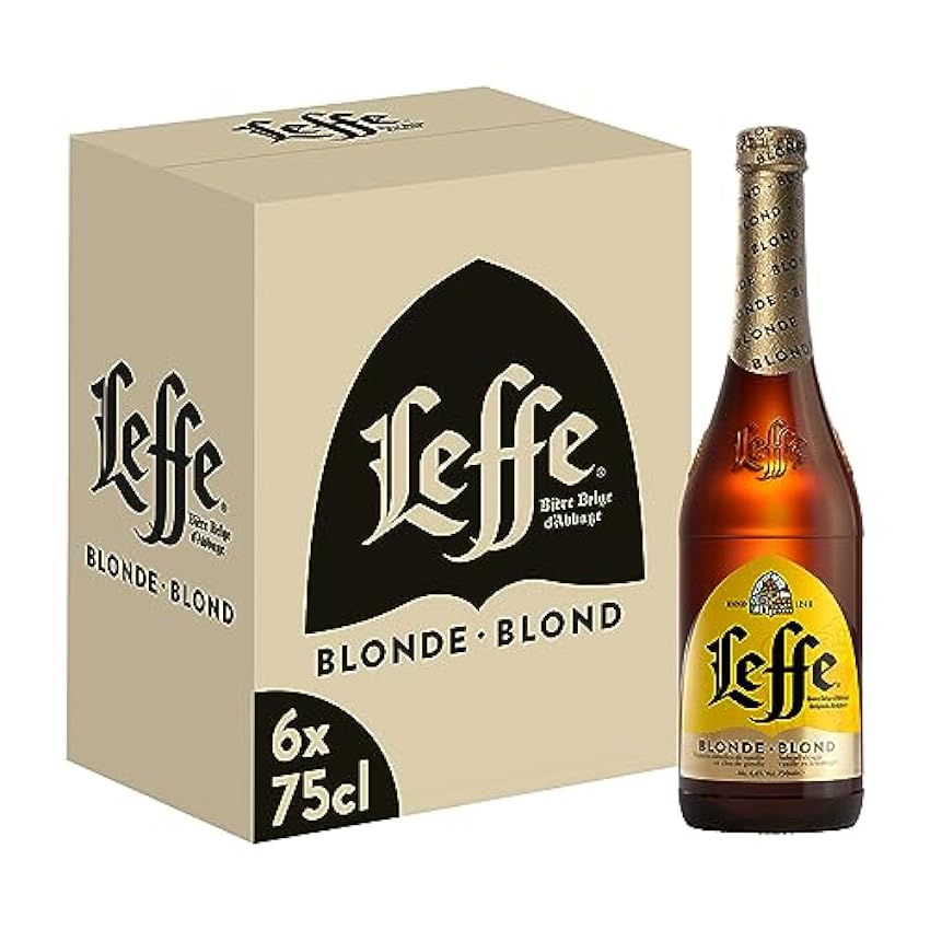 Leffe Blonde Bière Pack 6 Bouteilles 75cl LlR6RQIu
