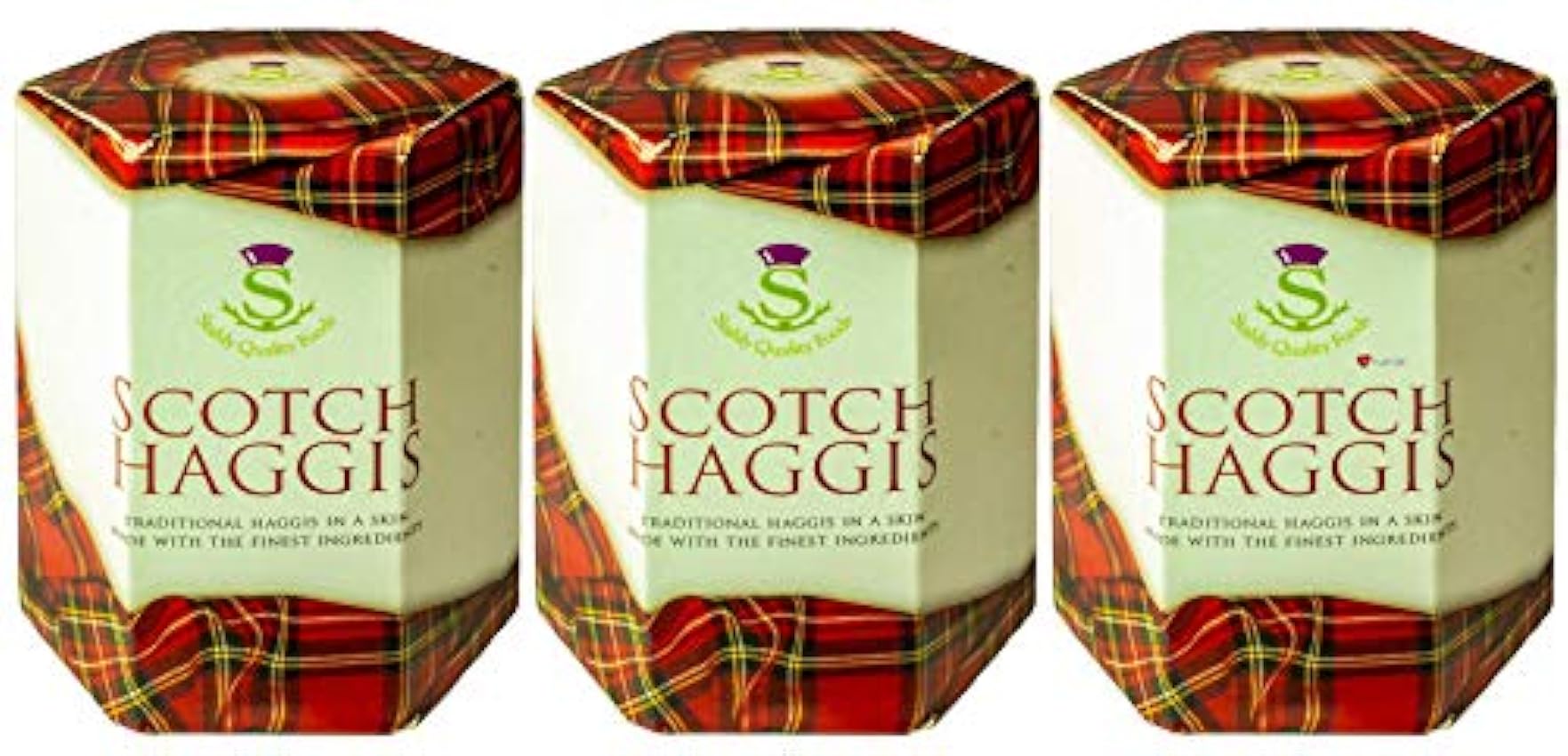 Pack de 3 Écossais Scotch Haggis Cuisine Écossaise Cade