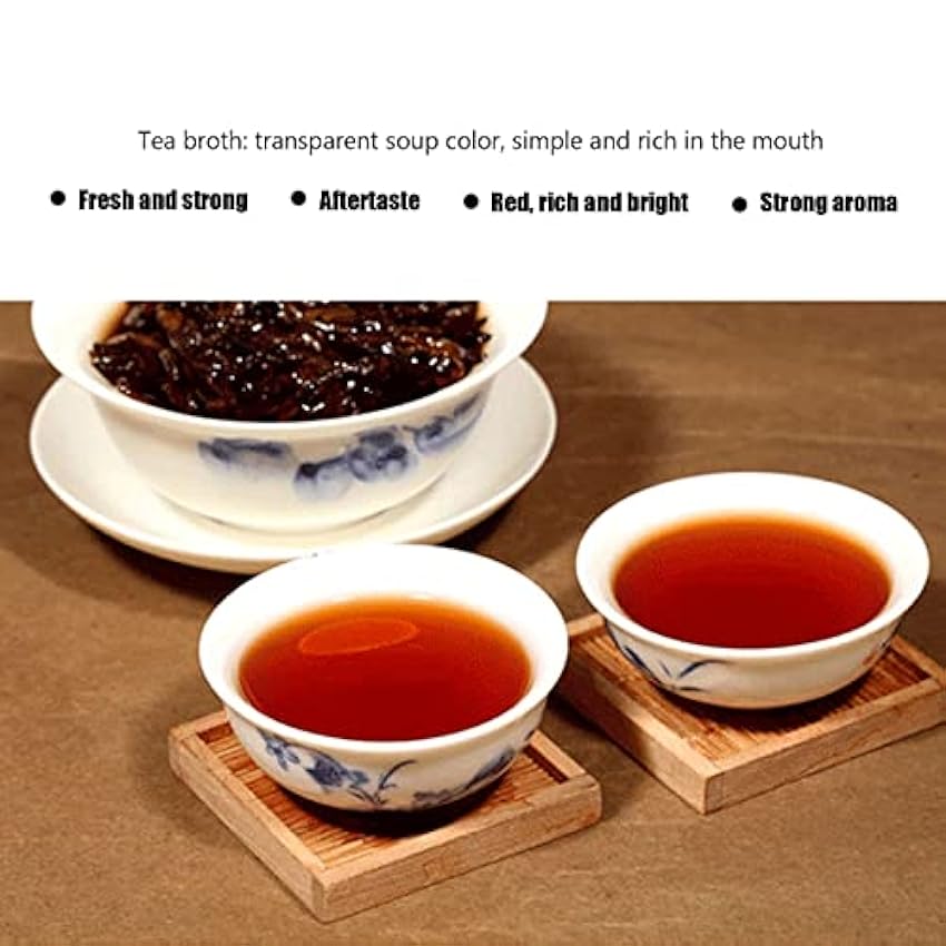 CUTULAMO Thé Chinois, thé Puer en Vrac Pointes d´or mûres saveur Riche Sept Ans de vieillissement pour la cérémonie du thé MJpMEaXy