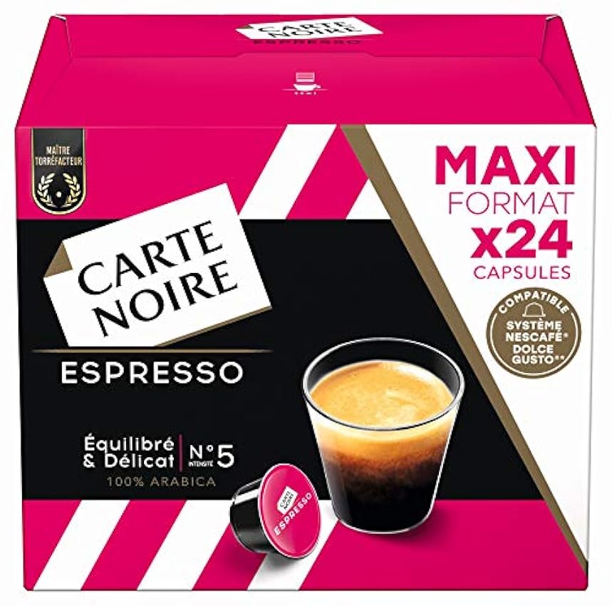 Carte Noire Café Espresso, Capsules Compatibles Dolce G
