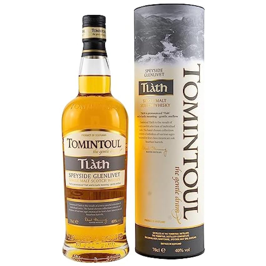 Tomintoul Tlàth Single Malt Scotch Whisky 40% Vol. 0,7l in Giftbox NeKaLDVR
