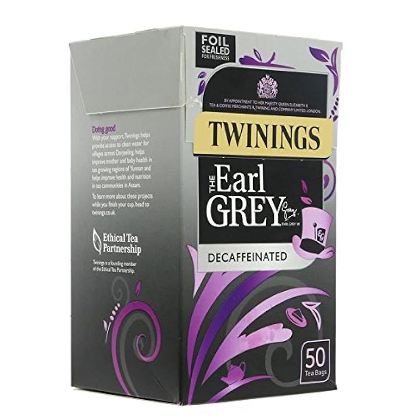 Twinings Decaffeinated Earl Grey Tea - 50 Bags by Twini