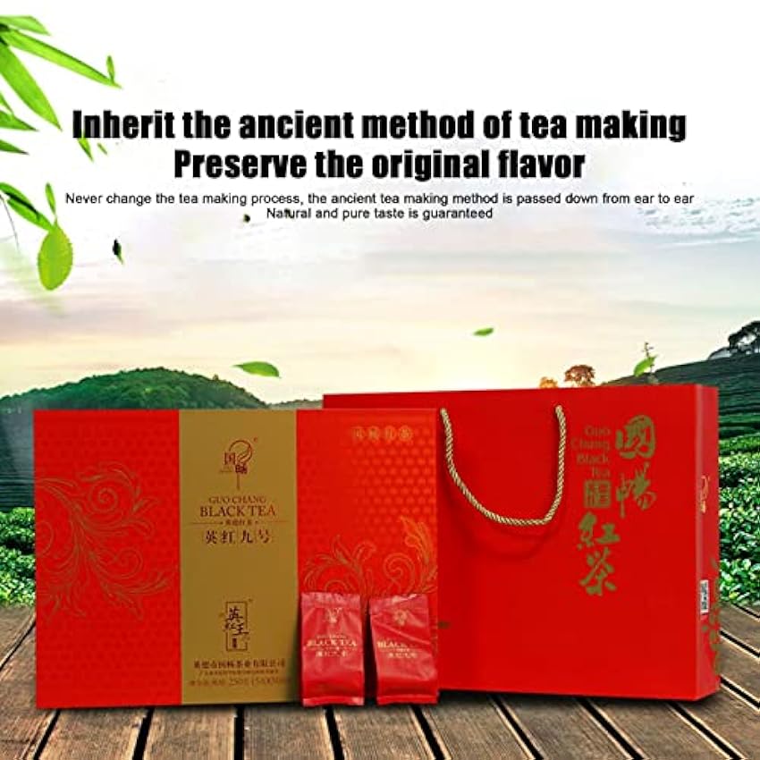 Thé chinois, arôme doux, effets sur la santé, thé noir Yingde, feuilles tendres pour la cérémonie du thé MQko8HBF