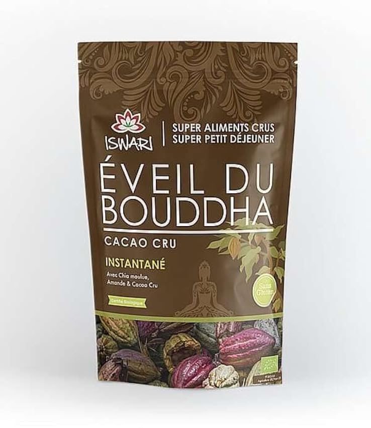 ISWARI - Eveil Du Bouddha Cacao 360G - Lot De 3 MF3AGZH