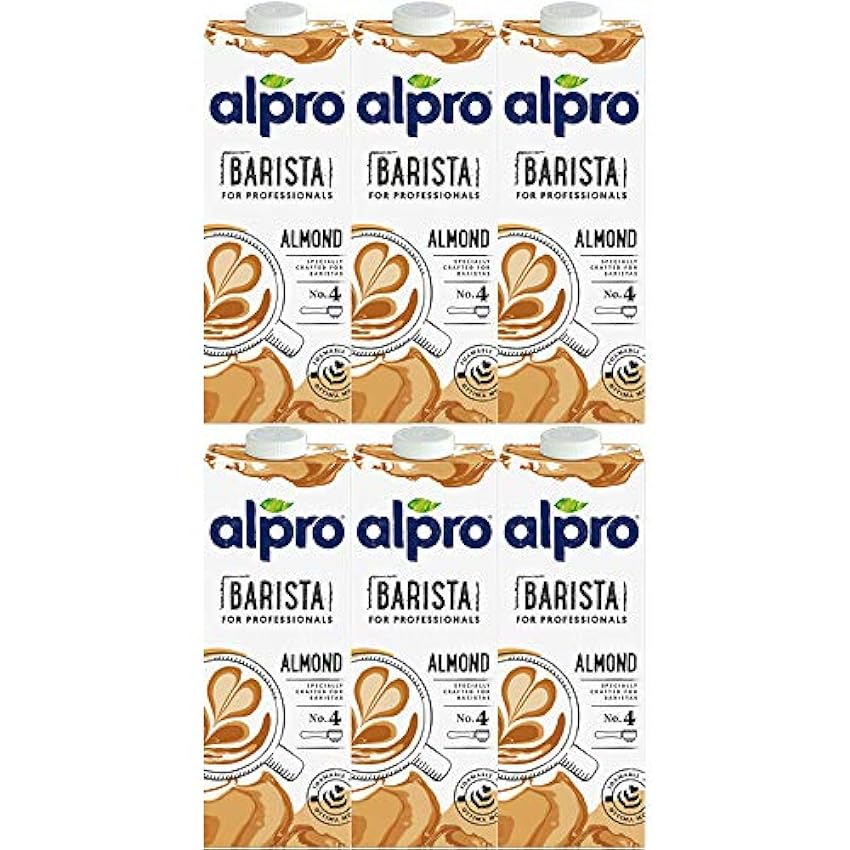 Alpro For Professional Lot de 6 boîtes de lait d´amande biologique Alternative 1 l lwncQAuO