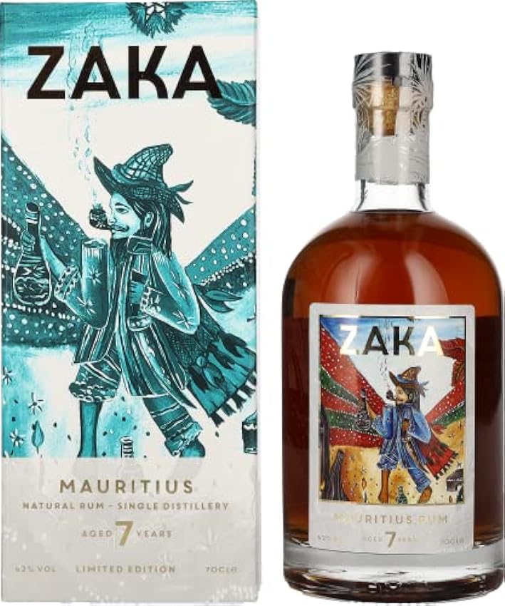 Zaka 7 Years Old MAURITIUS Rum 42% Vol. 0,7l in Giftbox