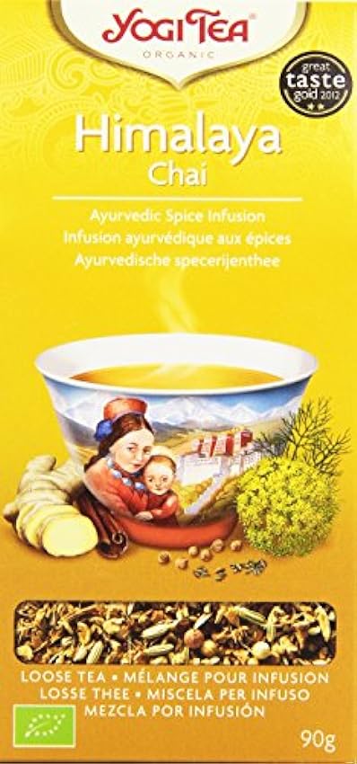 Yogi Tea Thé Bio Himalaya Chai en vrac la boîte de 90 g L1XtaVaB