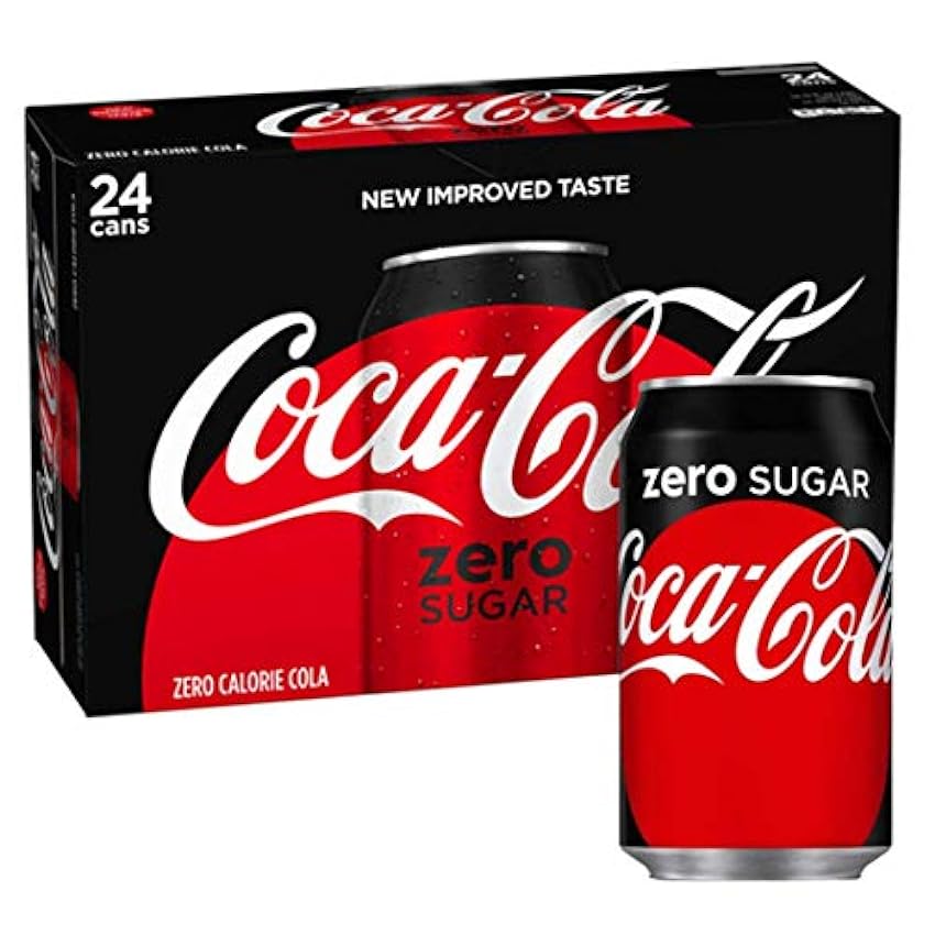 Coca Cola Zero Lot de 24 canettes sans sucre 330 ml Odj