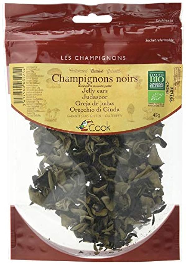 Cook Champignons noirs doypack sachet coussin 40gr 0.04 kg nRhgcsLa