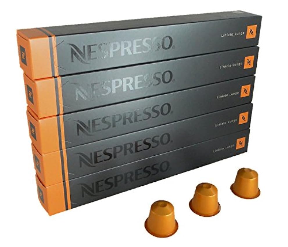 Nespresso Linizio Lungo 50 coffee capsules Oji7p77X