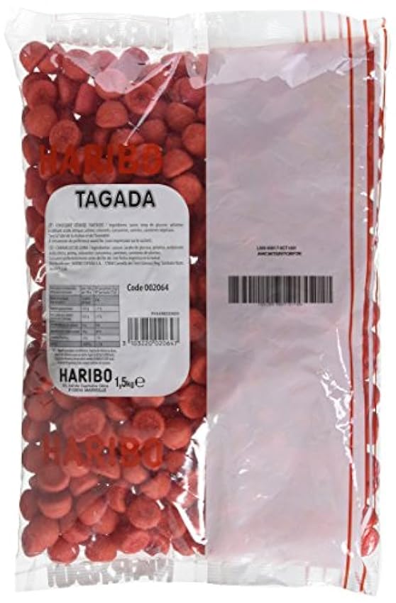 Haribo Bonbon Gélifié Tagada 1,5 kg - Lot de 2 lUA6ZfPC