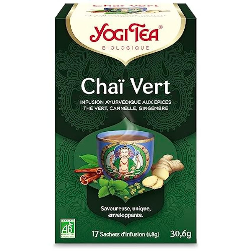 YOGI TEA Yogi Tea Chai Vert 17Inf Bio - MBaoANNs
