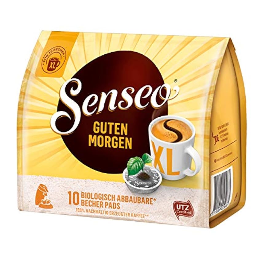 Senseo Guten Morgen XL, Riche & Intense, Dosettes de Café, Lot de 4, á 125 g meJfZTax
