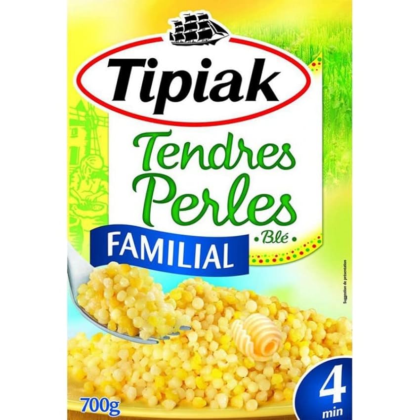 Tipiak Tendres Perles Blé Format Familial 700g (lot de 