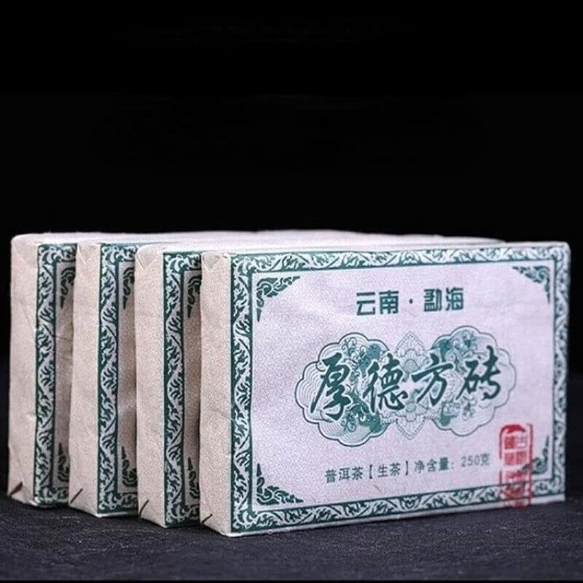 Menghai naturel Thé Pu´er à grandes feuilles Briques de thé vert Pu-Erh du Yunnan 1000g L5cpBYN4