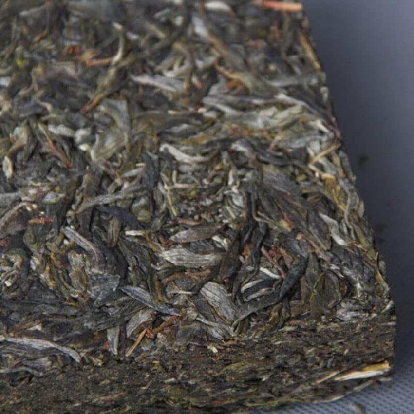Thé vert chinois 1000g Brique de thé d’arbre ancien biologique Thé cru Yunnan Pu-Erh LZ6aOz9d