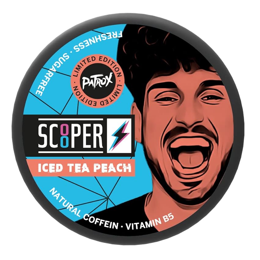 SCOOPER Energy Lot de 4 boîtes d´expédition purement (Iced Tea Peach) omttqQca
