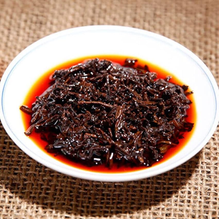 Thé noir chinois Premium Palais de thé Pu´er du Yunnan Gâteau de thé cuit Pu´er 200g MbOvff0E